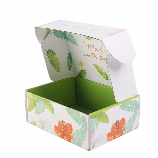 Ciglia in scatola di carta Nature Brawn con logo in rilievo dorato Prodotto di qualità dalla Cina